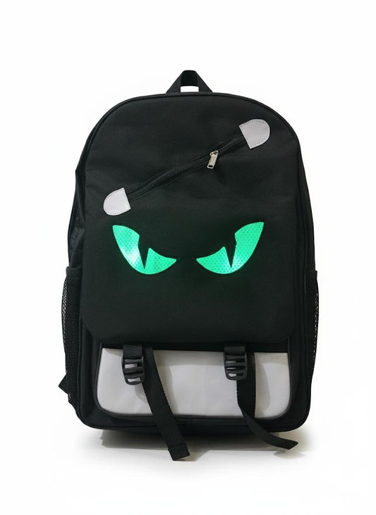 Smart Led Eyes Glow Bag for Teens & Riders